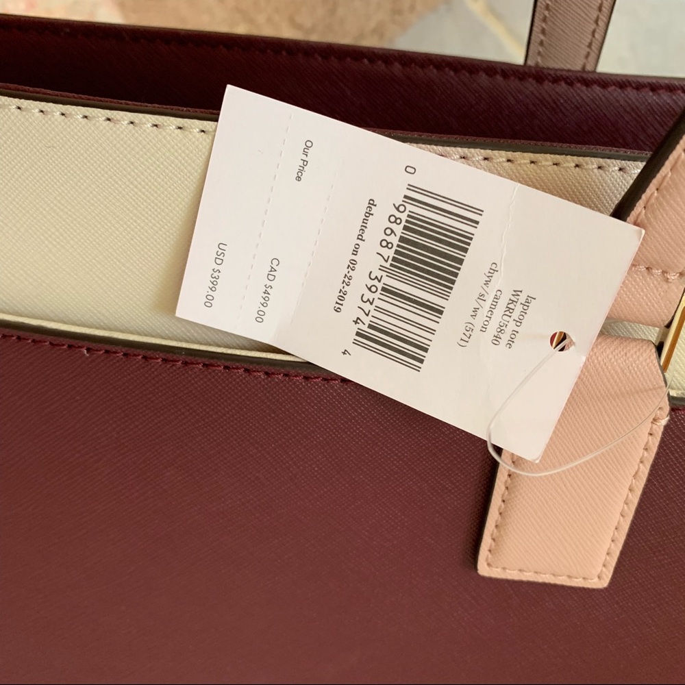 KATE SPADE CAMERON LARGE CHERRYWOOD LAPTOP KSNY - Picture 7 of 7